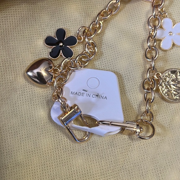 Hanging Bag Charm Accessory with slide bucket Connectors on each end. - Picture 6 of 10